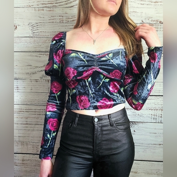 NWT Dolls Kill Delia's Juliet Rose Top - small - Picture 5 of 10